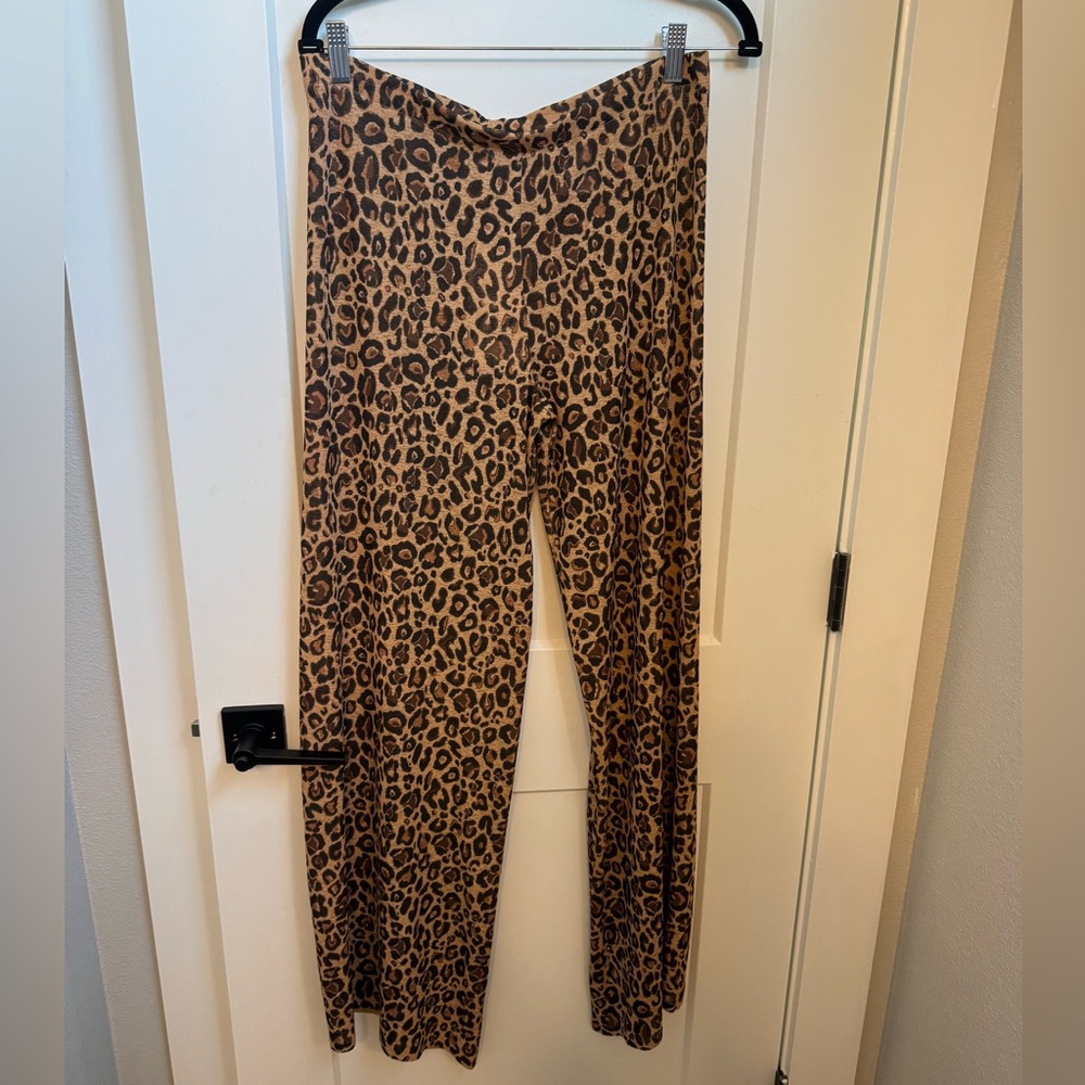 Zara Leopard Print Pants